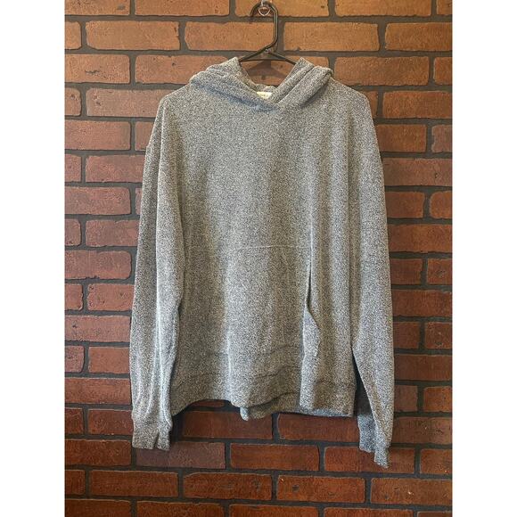 JOHN ELLIOTT Hoodie 2 Knit Heathered Gray Mens lagenlook - Picture 1 of 12